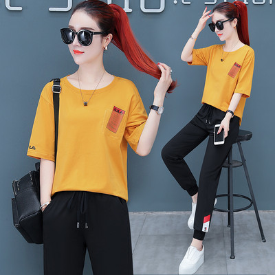 Αθλητικό και casual σετ - T-shirt και παντελόνι