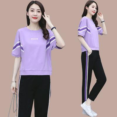 Αθλητικό και καθημερινό σετ για γυναίκες σε τρία χρώματα