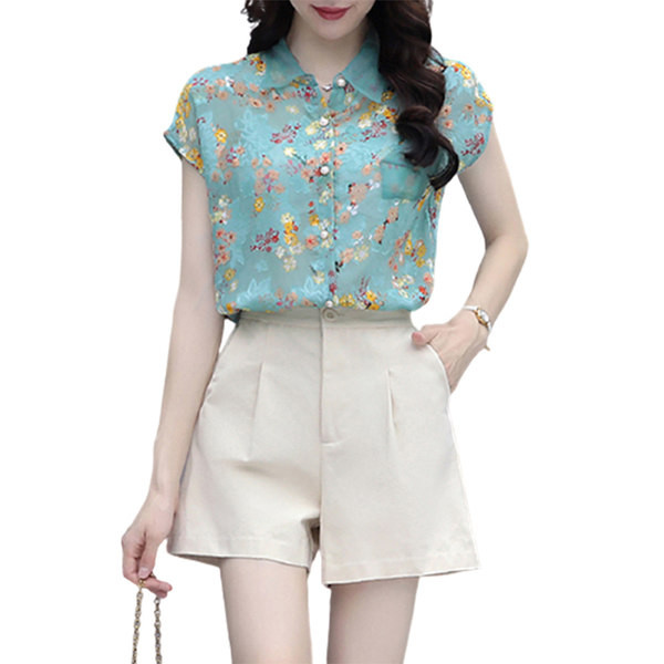 Ljetni set - košulja od šifona i kratke hlače