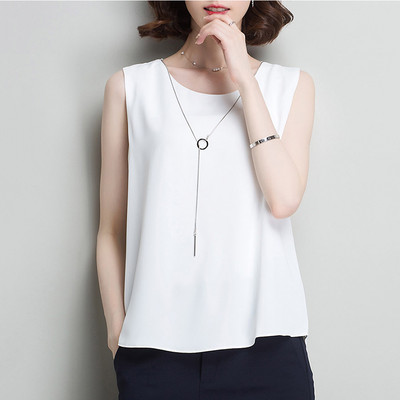 Naiste vabaaja topp O-kaelusega