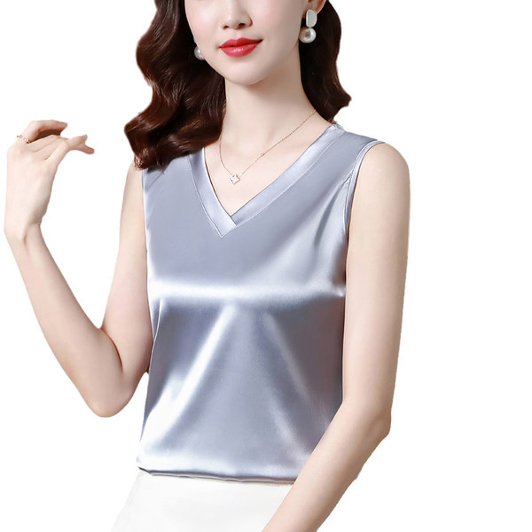 Női felső új modell V-nyakkivágással, több színben
