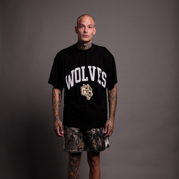 Ανδρικό casual φανελάκι με οβάλ λαιμόκοψη και επιγραφή