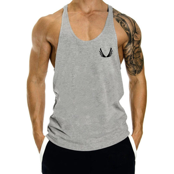 Väljalõigatud mudel meeste topp igapäevaseks ja sportimiseks