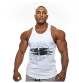 Ανδρικό βαμβακερό φανελάκι για σπορ και γυμναστική