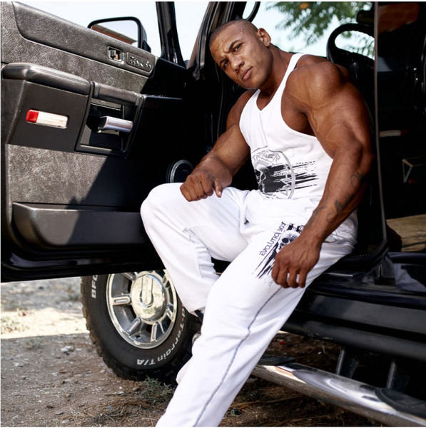 Ανδρικό βαμβακερό φανελάκι για σπορ και γυμναστική