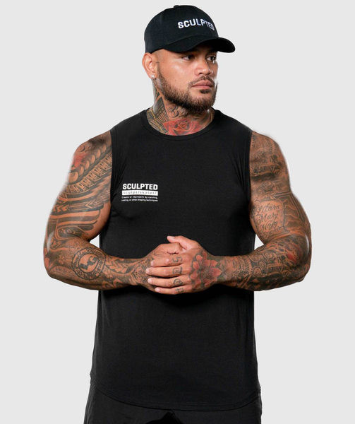 Βαμβακερό φανελάκι γυμναστικής με φαρδιές τιράντες