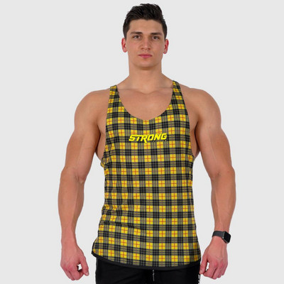 Καρό ανδρικό φανελάκι - δύο μοντέλα