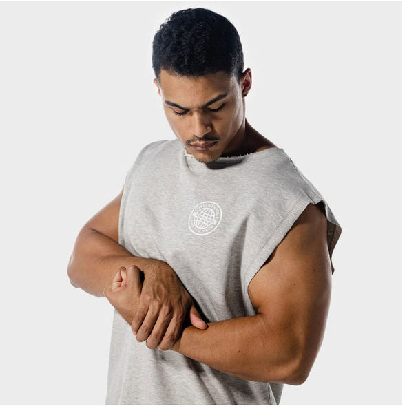 Széles férfi felső ovális nyakkivágással