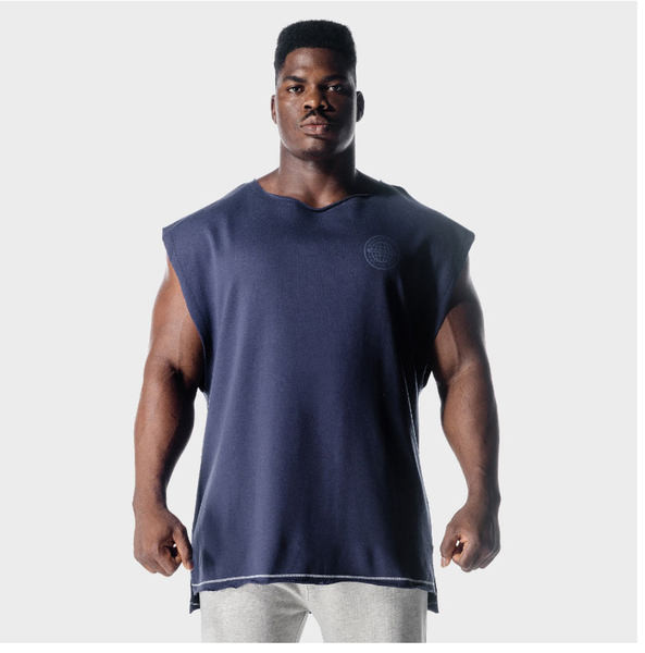 Széles férfi felső ovális nyakkivágással