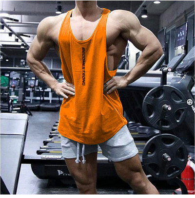 Αθλητικό μοντέλο αμάνικο με επιγραφή