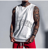 Ανδρικό αθλητικό φανελάκι καθημερινά με επιγραφή