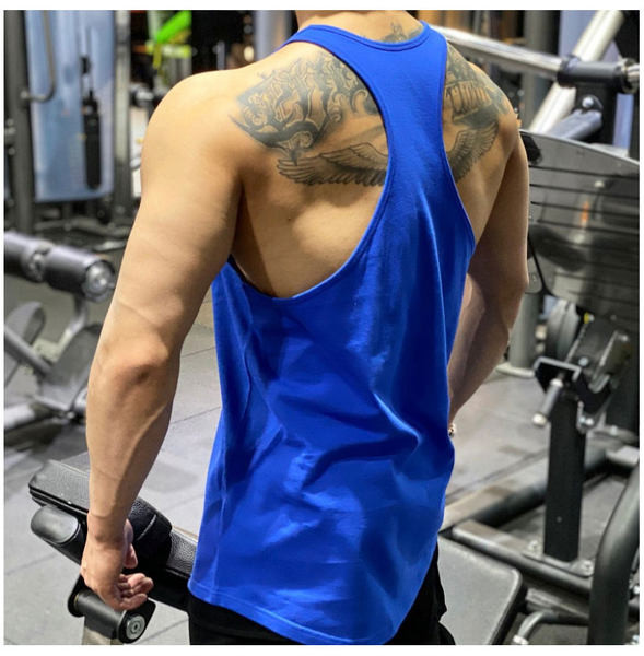 Спортен потник с надпис за мъже