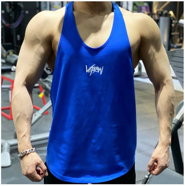 Спортен потник с надпис за мъже