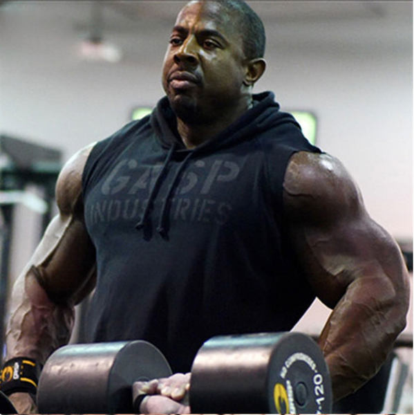 Férfi felső, kapucnival, két színben