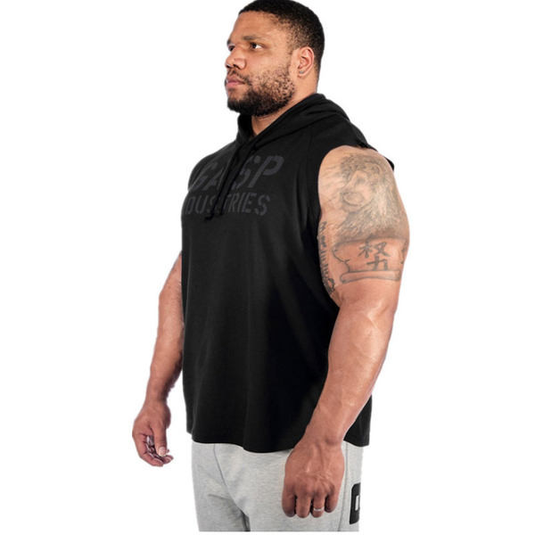 Férfi felső, kapucnival, két színben