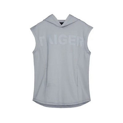 Ανδρικό αθλητικό φανελάκι με κουκούλα και επιγραφή σε πολλά χρώματα