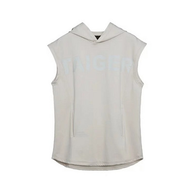 Ανδρικό αθλητικό φανελάκι με κουκούλα και επιγραφή σε πολλά χρώματα