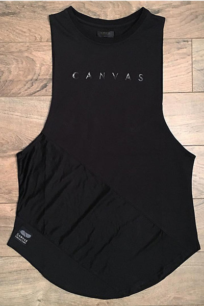 Muška sportska majica bez rukava s natpisom pogodna za fitness