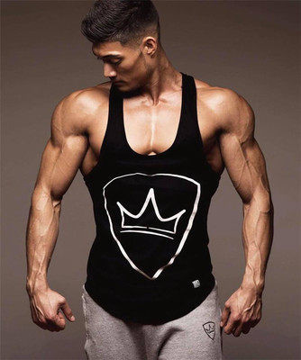 Trükiga meeste topp – sobib sportimiseks