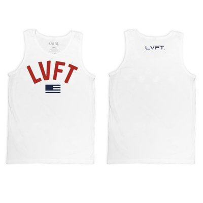 Pamučna majica bez rukava za sport i svakodnevni život s natpisom