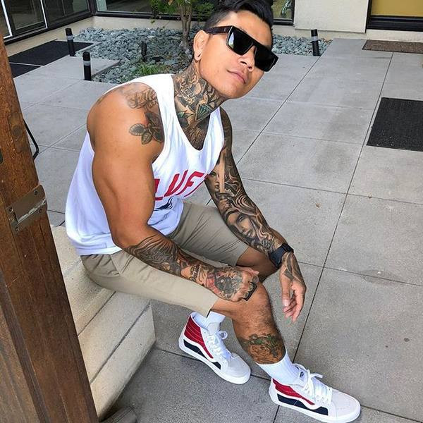 Pamučna majica bez rukava za sport i svakodnevni život s natpisom