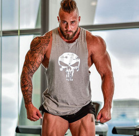 Ανδρικό αθλητικό φανελάκι με στάμπα - πολλά χρώματα