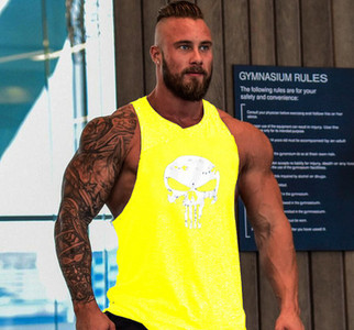 Ανδρικό αθλητικό φανελάκι με στάμπα - πολλά χρώματα