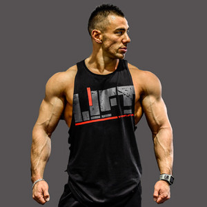 Treeninguks mõeldud puuvillane paak tops kirjaga