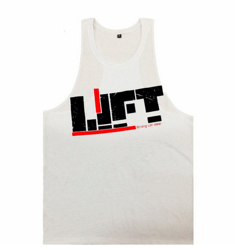 Treeninguks mõeldud puuvillane paak tops kirjaga