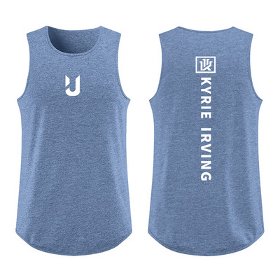 Sportimiseks sobiv meeste vabaaja topp kirjaga