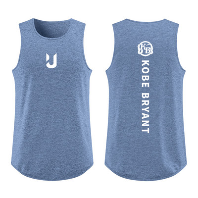 Sportimiseks sobiv meeste vabaaja topp kirjaga