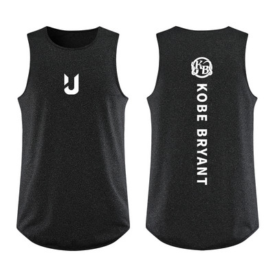 Sportimiseks sobiv meeste vabaaja topp kirjaga