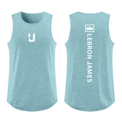 Sportimiseks sobiv meeste vabaaja topp kirjaga