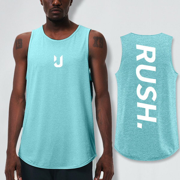 Ανδρικό φανελάκι κατάλληλο για σπορ με επιγραφές