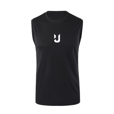 Férfi sportcipő kerek nyakkivágással - fehér és fekete