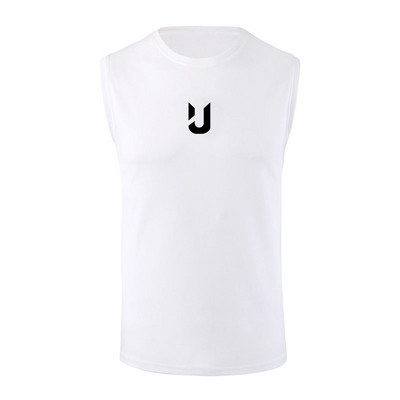 Férfi sportcipő kerek nyakkivágással - fehér és fekete