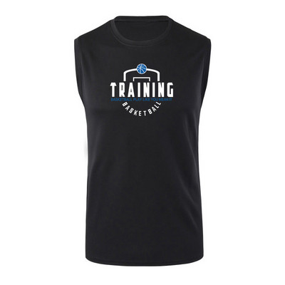 Férfi sportcipő kerek nyakkivágással - fehér és fekete