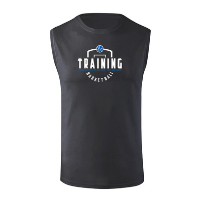 Férfi sportcipő kerek nyakkivágással - fehér és fekete