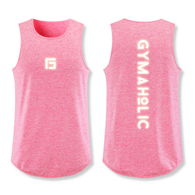 Ανδρικό αθλητικό φανελάκι με επιγραφή στο πίσω μέρος