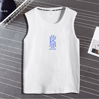 Pamut felső, széles pántokkal, nyomtatással