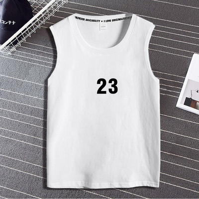 Pamut felső, széles pántokkal, nyomtatással