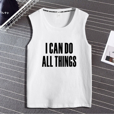 Pamut felső, széles pántokkal, nyomtatással