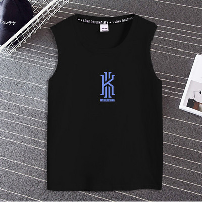 Pamut felső, széles pántokkal, nyomtatással