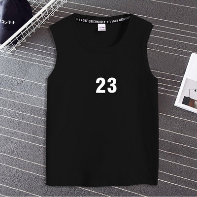 Pamut felső, széles pántokkal, nyomtatással