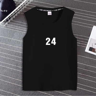 Pamut felső, széles pántokkal, nyomtatással