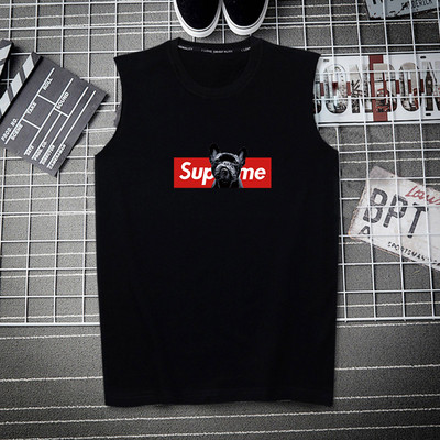 Pamut felsőrész széles pántokkal és színes nyomattal