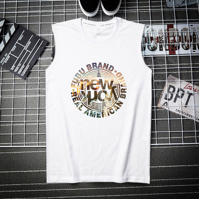 Pamut felsőrész széles pántokkal és színes nyomattal