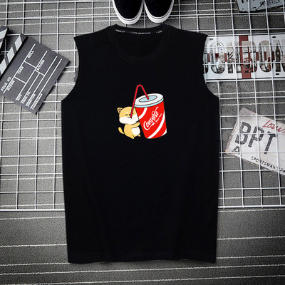 Pamut felsőrész széles pántokkal és színes nyomattal