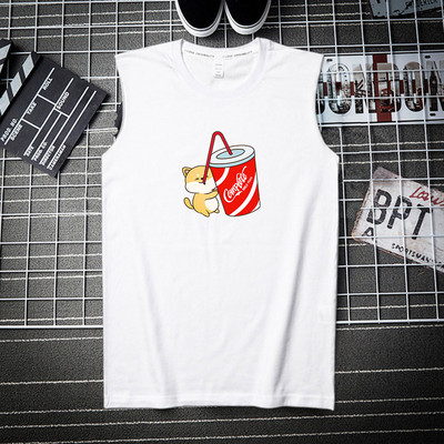 Pamut felsőrész széles pántokkal és színes nyomattal