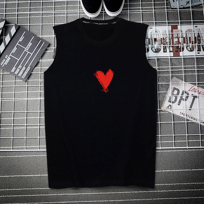 Pamut felsőrész széles pántokkal és színes nyomattal